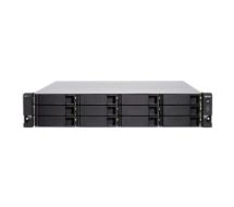 QNAP TS-h1277XU-RP-3700X-32G 144TB 12x12TB Seagate Exos 12 Bay NAS Rackmount Ethernet LAN Rack (2U) 