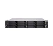 QNAP TS-h1283XU-RP-E2236-32G 120TB 12x10TB Seagate Exos 12 Bay NAS Rackmount Ethernet LAN Rack (2U) 