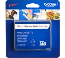 Brother TZE-231S2 P-Touch Ribbon, 12mm x 4m