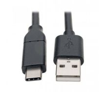 Tripp Lite USB Type-A to USB Type-C Cable (M/M) - 2.0, 3A Rating, USB-IF Certified, Thunderbolt 3, 3.96 m