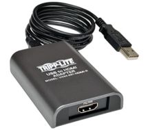 Tripp Lite USB 2.0 to HDMI Dual/Multi-Monitor External Video Graphics Card Adapter, 128 MB SDRAM, 1920 x 1080 (1080p) 60hz