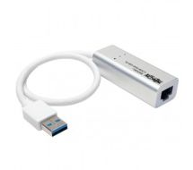 Tripp Lite USB 3.0 SuperSpeed to Gigabit Ethernet NIC Network Adapter, 10/100/1000, Plug and Play, Aluminum