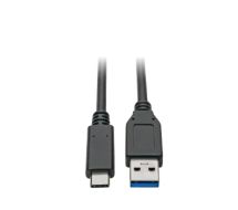 Tripp Lite USB Type-C to USB Type-A Cable, 3.1, 10 Gbps, Gen 2, M/M, USB-IF Certified, Thunderbolt 3, 0.91 m