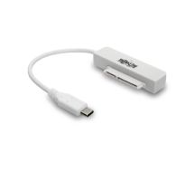 Tripp Lite USB 3.1 Gen 2 USB Type-C (USB-C) to SATA III Adapter Cable with UASP, 2.5 in. SATA Hard Drives, White