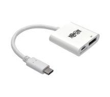 Tripp Lite USB 3.1 Type-C to DisplayPort Adapter Converter with PD Charging, Thunderbolt 3 Compatible,3840 x 2160 (4K x 2K) 60 Hz