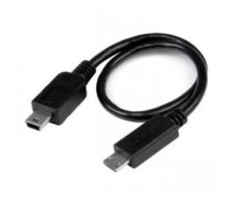 StarTech USB OTG Cable - Micro USB to Mini USB - M/M - 8 in.