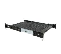 StarTech 2U Adjustable Mounting Depth Vented Sliding Rack Mount Shelf �� 50lbs / 22.7kg