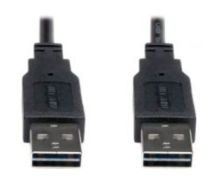 Tripp Lite Universal Reversible USB 2.0 Hi-Speed Cable (Reversible A to Reversible A M/M), 0.91 m