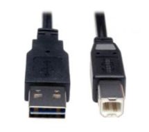 Tripp Lite Universal Reversible USB 2.0 Hi-Speed Cable (Reversible A to B M/M), 6-ft.