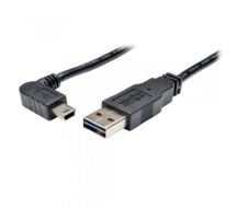 Tripp Lite Universal Reversible USB 2.0 Hi-Speed Cable (Reversible A to Right-Angle 5Pin Mini B M/M), 6-ft.