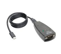 Tripp Lite USB-C to Serial Adapter (DB9) - Keyspan, High-Speed (M/M), Detachable Cable