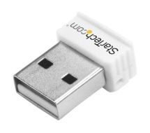 StarTech USB 150Mbps Mini Wireless N Network Adapter - 802.11n/g 1T1R USB WiFi Adapter - White