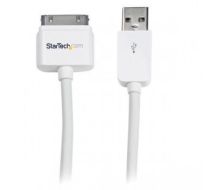 StarTech 3m (10 ft) Long Apple 30-pin Dock Connector to USB Cable iPhone / iPod / iPad with Stepped Connector