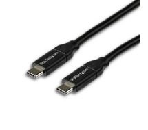 StarTech USB-C to USB-C Cable w/ 5A PD - M/M - 2 m (6 ft.) - USB 2.0 - USB-IF Certified