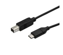 StarTech USB-C to USB-B Printer Cable - M/M - 3 m (10 ft.) - USB 2.0