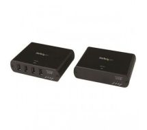 StarTech 4 Port USB 2.0 over Gigabit LAN or Direct Cat5e / Cat6 Ethernet Extender System - up to 330 ft (100m)