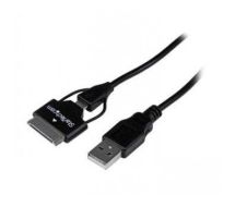 StarTech 0.65m (2 ft) Samsung Galaxy Tab Dock Connector or Micro USB to USB Combo Cable