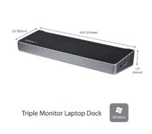 StarTech Triple-Monitor USB 3.0 Docking Station - 1x HDMI - 2x DisplayPort