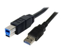 StarTech 3m Black SuperSpeed USB 3.0 Cable A to B - M/M