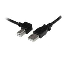 3m USB 2.0 A auf B Kabel links gewinkelt - St/St - USB Druckerkabel - USB-Kab