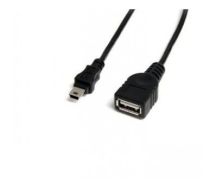 StarTech 1 ft Mini USB 2.0 Cable - USB A to Mini B F/M