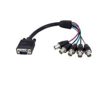 30cm VGA HD 15 auf 5x BNC RGBHV Monitorkabel - St/Bu - VGA-Kabel - BNC (W) 