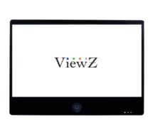 ViewZ VZ-PVM-Z3B3 27" Full HD Widescreen LED Backlit Monitor with Built-In 1.3MP Camera (Black)