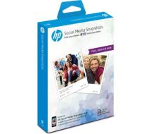 HP Social Media Snapshots Removable Sticky -25 sht/10 x 13 cm photo paper White Semi-gloss