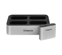 Kingston Workflow Station Wired USB 3.2 Gen 2 (3.1 Gen 2) Type-C Black, Silver