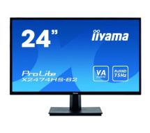 iiyama ProLite X2474HS-B2 computer monitor 59.9 cm (23.6") Full HD LED Flat Matt Black