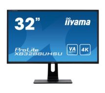 iiyama ProLite XB3288UHSU-B1 LED display 80 cm (31.5") 3840 x 2160 pixels 4K Ultra HD Flat Black