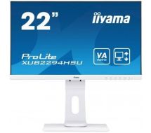 iiyama ProLite XUB2294HSU-W1 LED display 54.6 cm (21.5") 1920 x 1080 pixels Full HD Flat Black,White