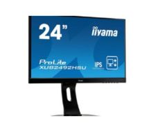 iiyama ProLite XUB2492HSU-B1 LED display 60.5 cm (23.8") 1920 x 1080 pixels Full HD Flat Matt Black